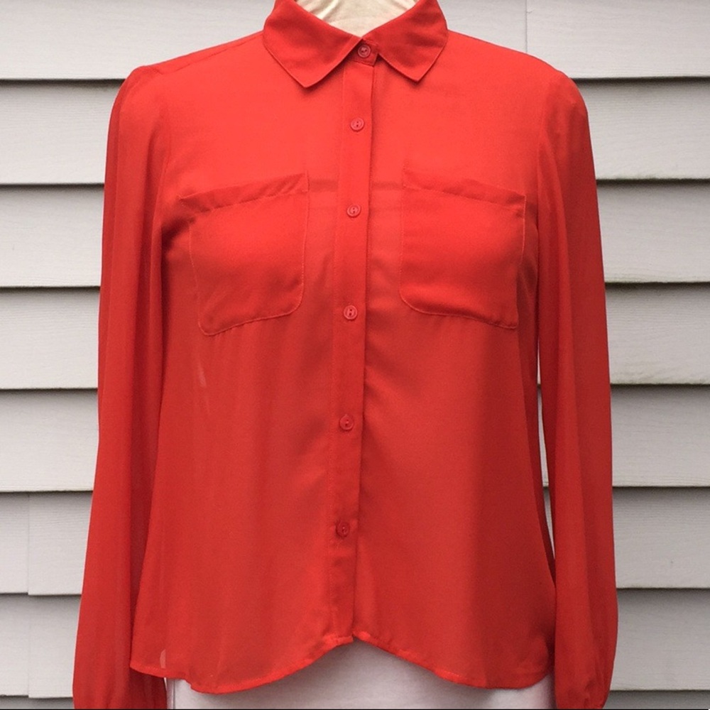 Naked Zebra peek-a-boo back blouse